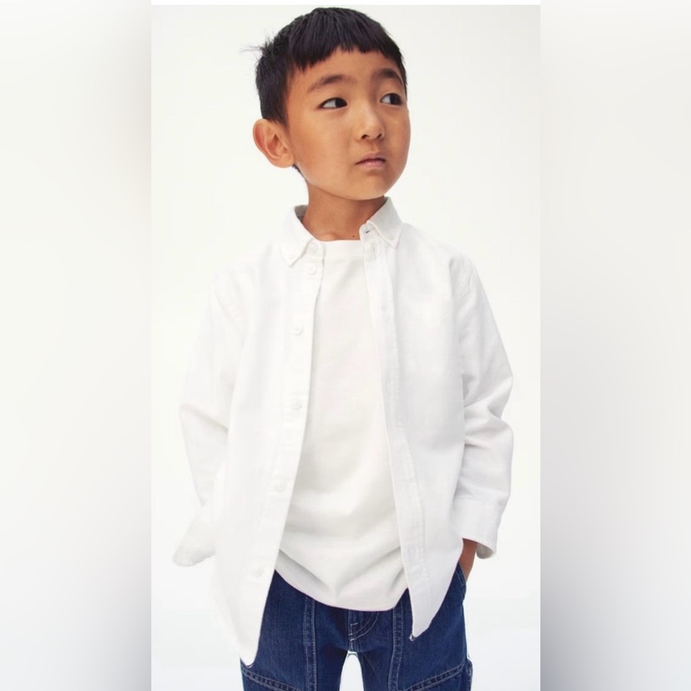 Crewcuts long-sleeve stretch oxford shirt/boy 10